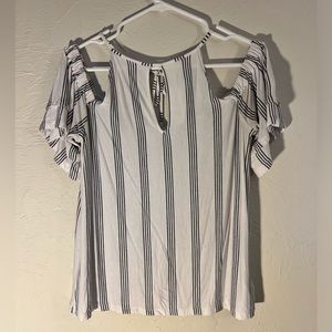 American Eagle Soft & Sexy cold shoulder top, size M